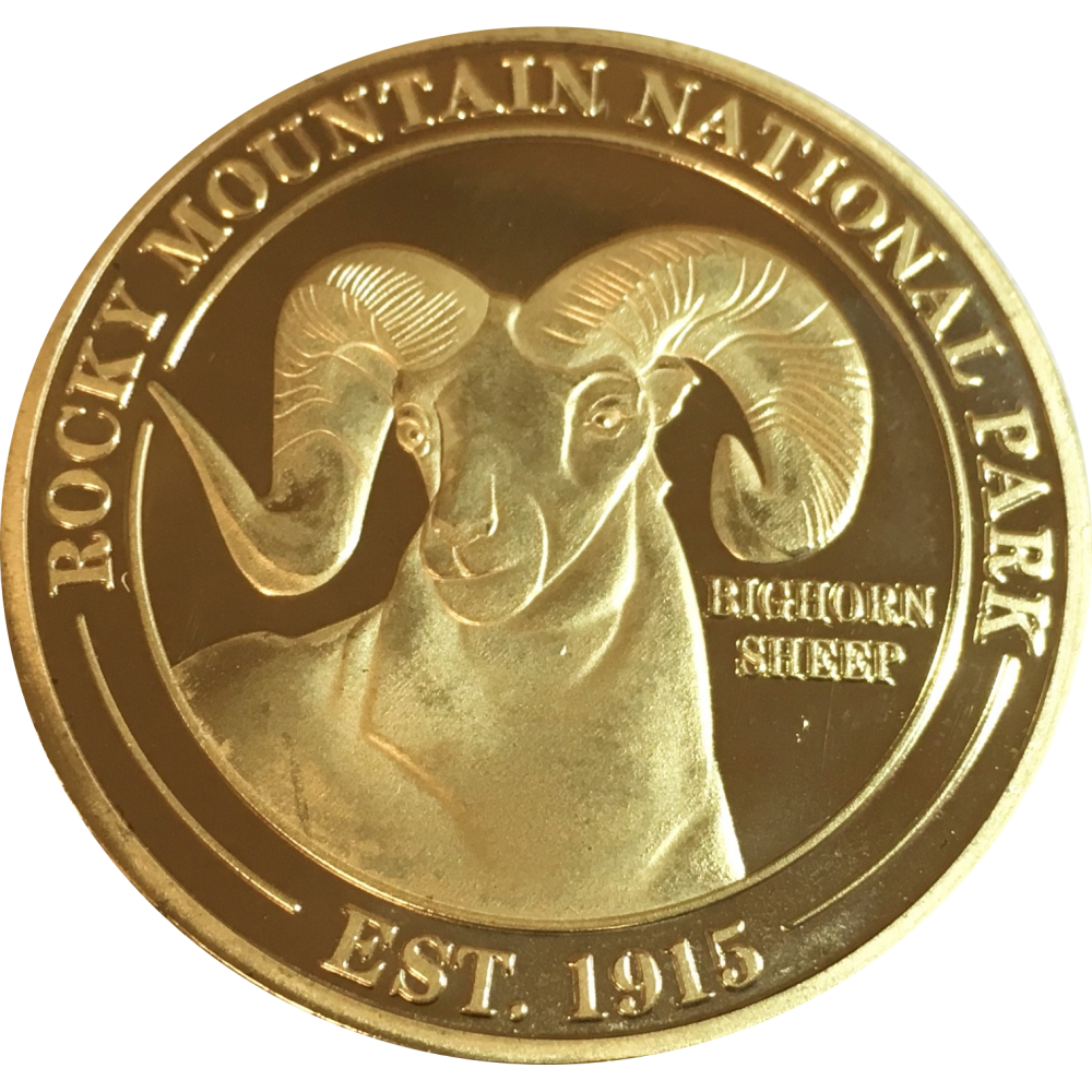 Gold coin front