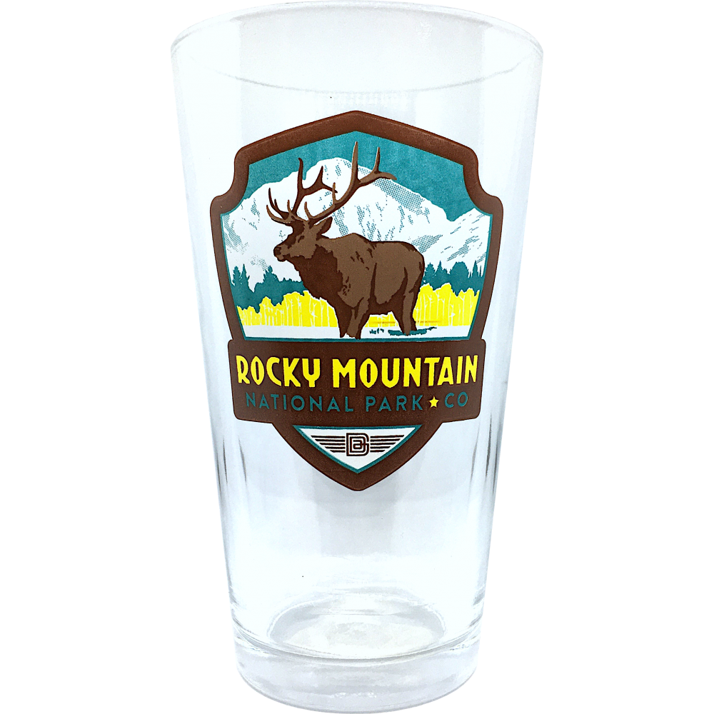 Elk Emblem glass